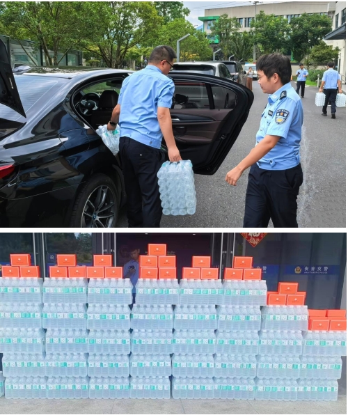 畲掌柜品牌创始人章奕亮带队慰问安吉一线交警 共筑平安出行防线